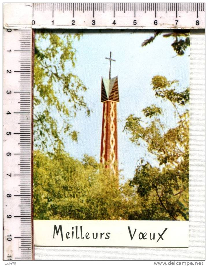 CARTE - IMAGE  -   Cathédrale De BOBO DIOULASSO  -  Le Clocher - Burkina Faso