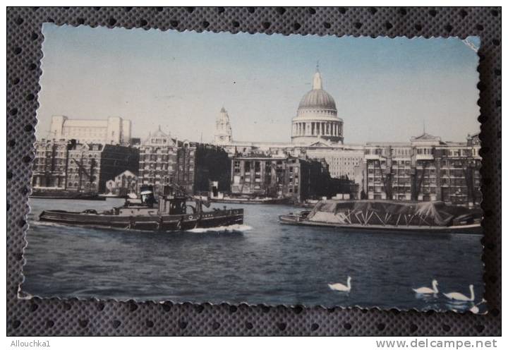 CPSM 1962 :   ST PAUL CATHEDRAL FROM THE THAMES &gt;&gt;  ANGLETERRE ROYAUME UNI &gt; PHOTOS   SERIE'S - River Thames