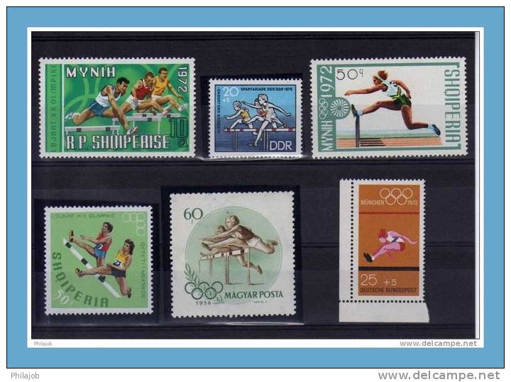 Lot De 6 Timbres NEUFS ** MNH " SAUT DE HAIES " Parfait état + Prix Dégressif (76). - Lots & Kiloware (mixtures) - Max. 999 Stamps