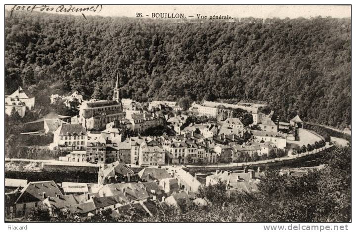 17669      Belgio, Bouillon,  Vue  Generale,  NV  (scritta) - Bouillon