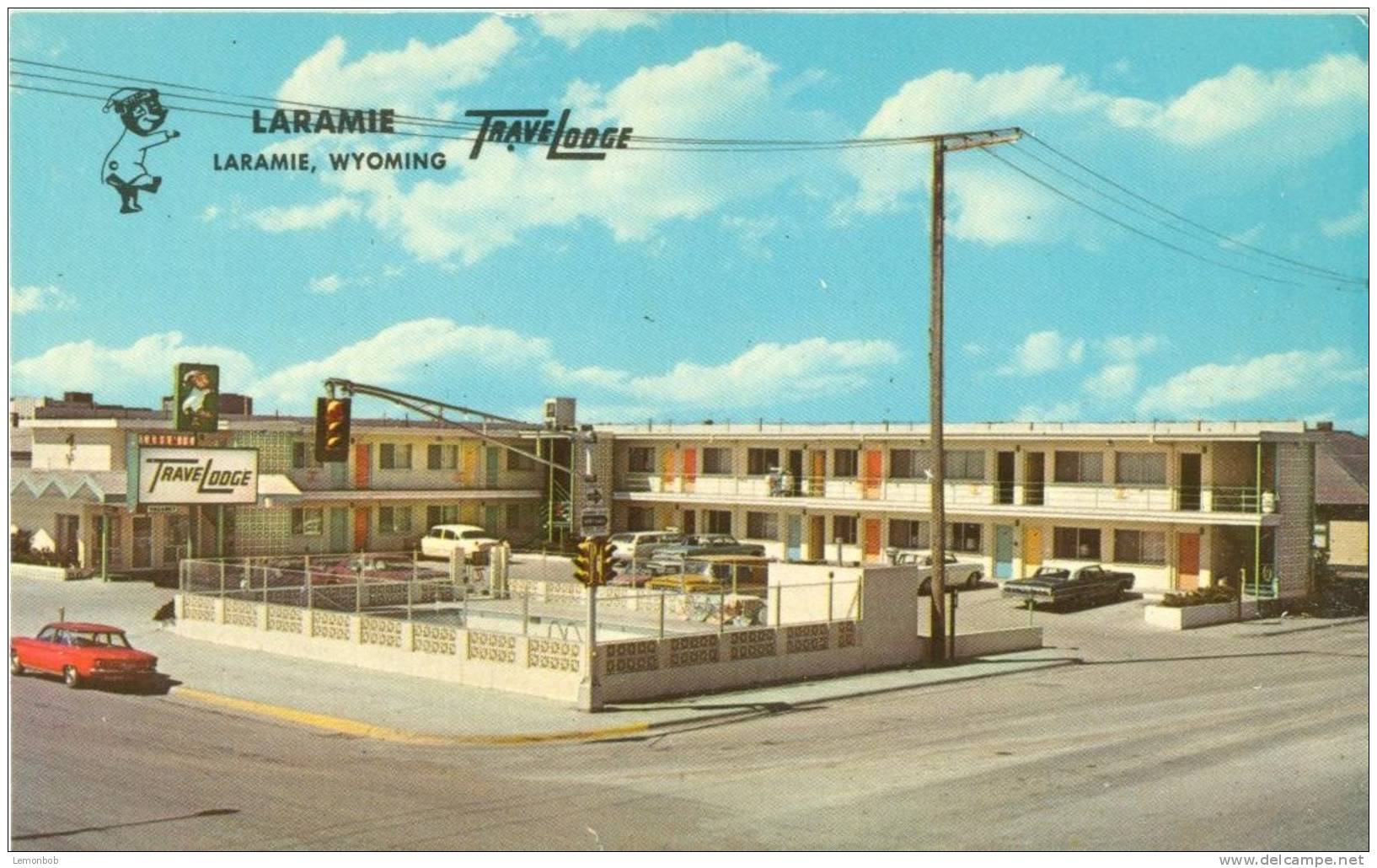 USA – United States – Laramie Travel Lodge, Laramie, Wyoming, 1960s Unused Postcard [P4824] - Laramie