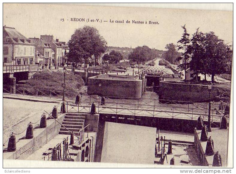 Redon....Canal De Nantes A Brest...... Les Ecluses - Redon