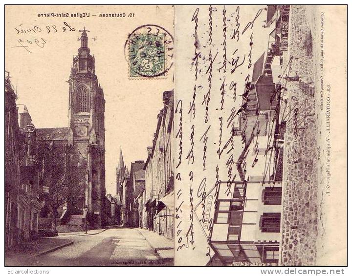 Coutances  50 . 9 CPA . Coutainville 1 CPA (Voir Scan)..soit  Lot De: 10 Cartes - Coutances