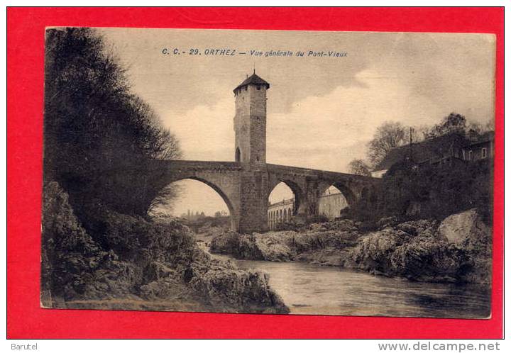 ORTHEZ - Vue Générale Du Pont-Vieux - Orthez