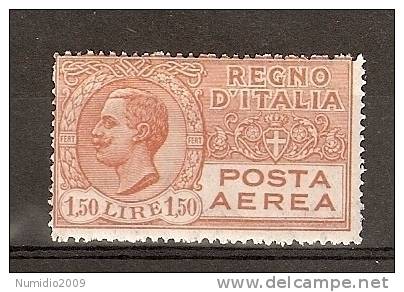 1926-28 REGNO POSTA AEREA 1,50 LIRE MNH ** - RR2504-2 - Posta Aerea