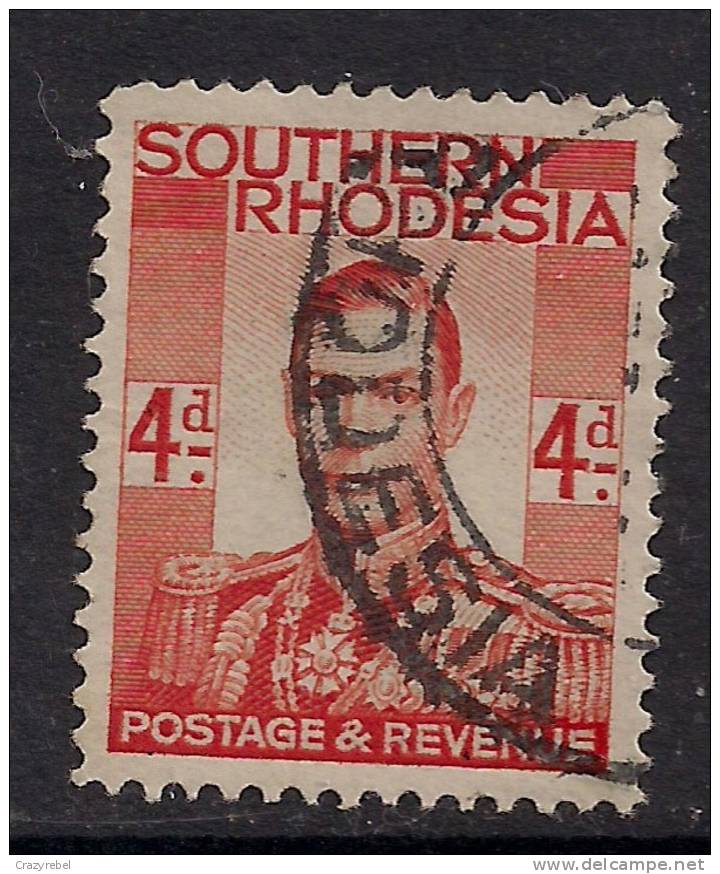 SOUTHERN RHODESIA 1937 KGV1 4d USED STAMP SG 43 (A289) - Rhodesia Del Sud (...-1964)