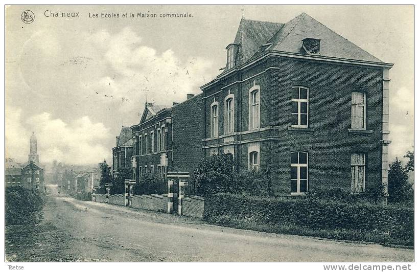 Chaineux - Les Ecoles Et La Maison Communale -1922 ( Voir Verso ) - Herve