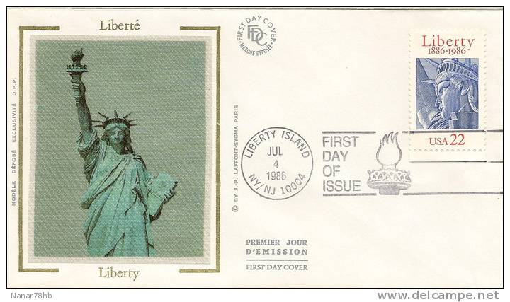 (d) Oblitération 1er Jour Liberty - 1981-1990