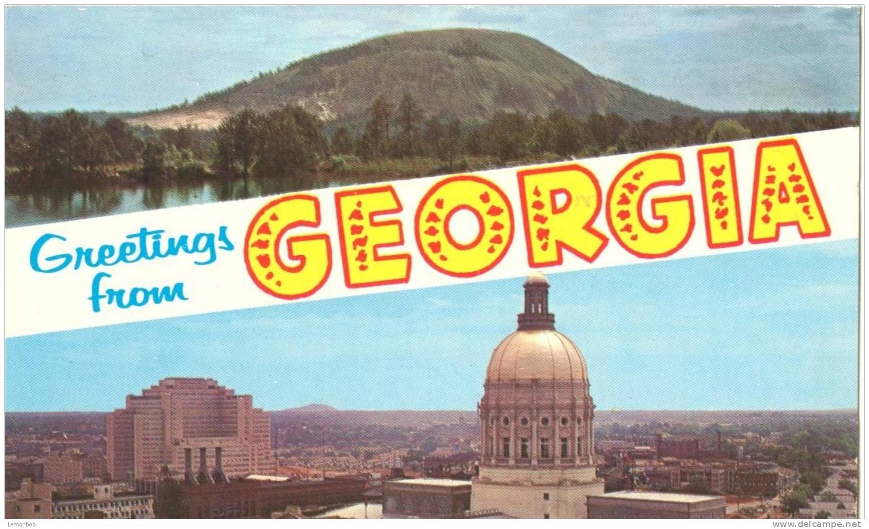 USA – United States – Greetings From Georgia, 1971 Used Postcard [P4843] - Autres & Non Classés