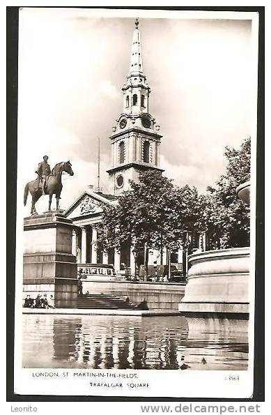 London Trafalgar Square St. Martin-In-the-Fields 1951 - Trafalgar Square