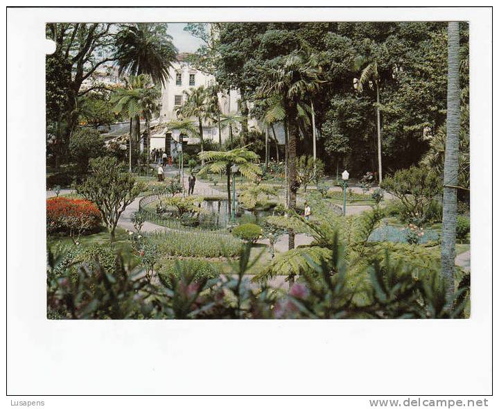 Portugal Cor 15899  - AÇORES AZORES - ILHA TERCEIRA - ANGRA DO HEROISMO - JARDIM PÚBLICO - Açores