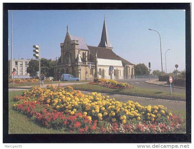 Chatou L'église édit.abeille-cartes N° 9477 Automobile Renault R4 Fourgonnette - Chatou