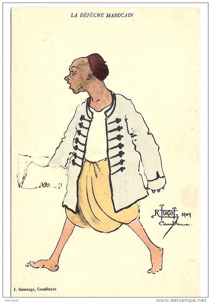 CARTE POSTALE  -  PAR  L´ILLUSTRATEUR    R .TUGOT     ANNEE  1909 - Humour