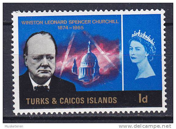 Turks And Caicos Islands 1966 Mi. 188    1 P Winston Churchill Commemorative MNH** - Turks & Caicos