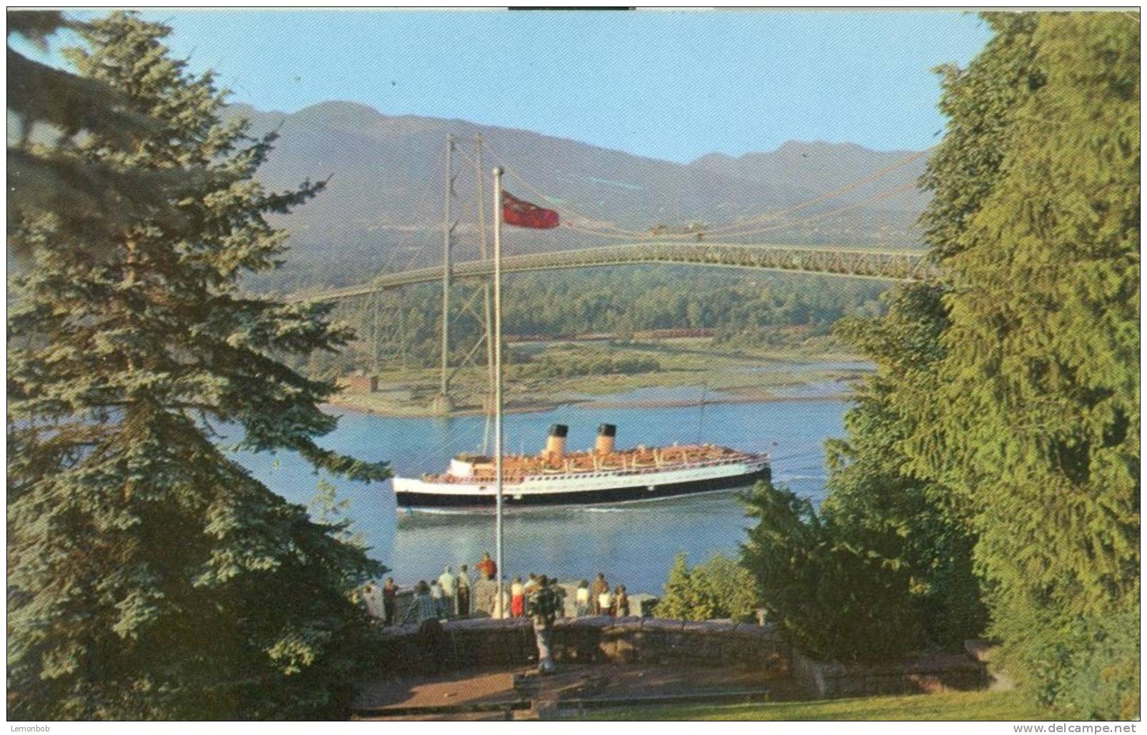 Canada  – Vancouver, BC – CPSS Princess Patricia Under Lion's Gate Bridge, Unused Postcard [P4905] - Vancouver