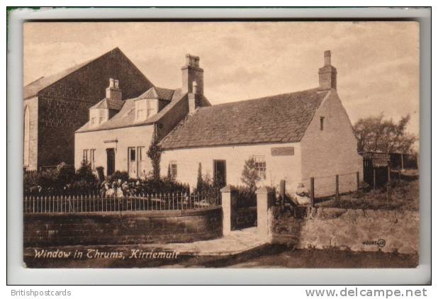 Angus - Kirriemuir, Window In Thrums - Postcard 1915 - Angus