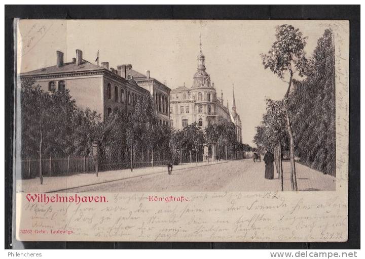 WILHELMSHAVEN Souvenir CPA 1903  Relief - Wilhelmshaven