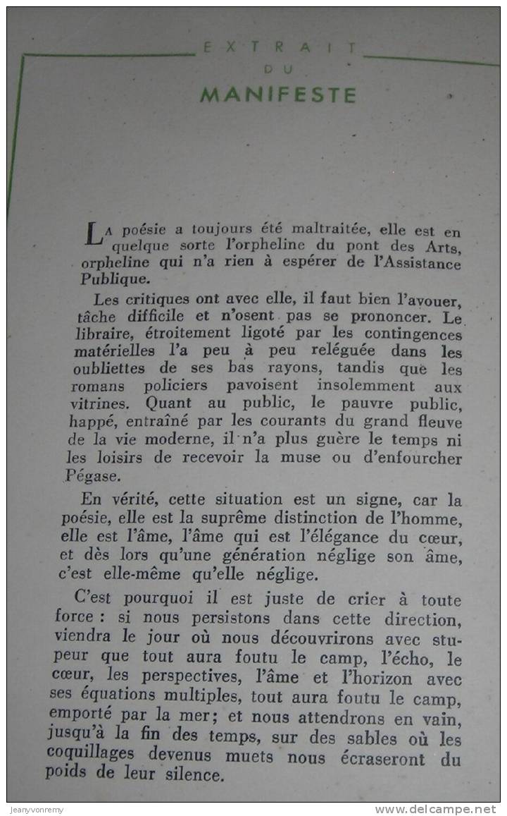 L'eau Et Le Sang - Par Pierre Loizeau - Poèmes - 1956. - French Authors