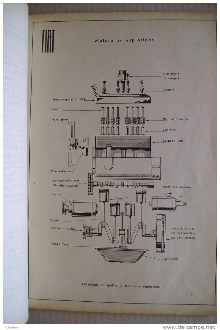 PDY/37 CORSI ISTRUZIONE TEORICA AUTOMOBILISTICA PER GIOVANI E DONNE FASCISTE/FIAT Anni '40 GIL - Italien