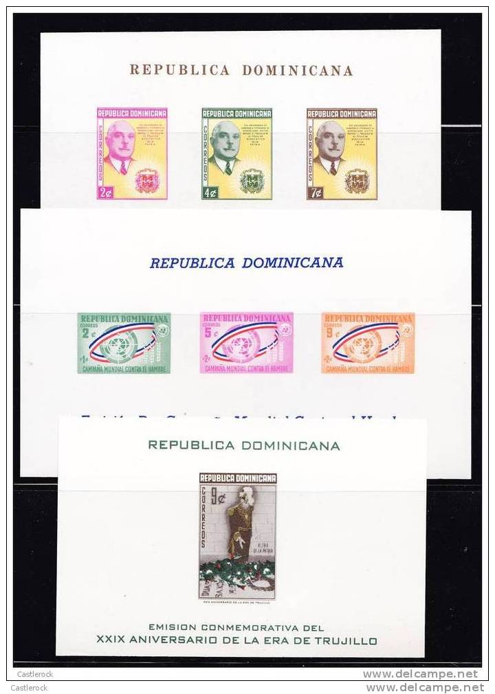 T)DOMINICAN REPUBLIC,NICE LOT S/SHEET,SCN 499ª GEN.RAFAEL L.TRUJILLO MNH TRUJILLO REGIME MNH - Dominican Republic