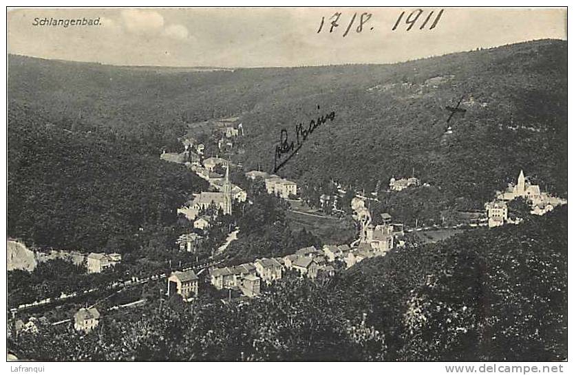 Allemagne -ref 455- Schlangenbad   - Carte Bon Etat - - Schlangenbad