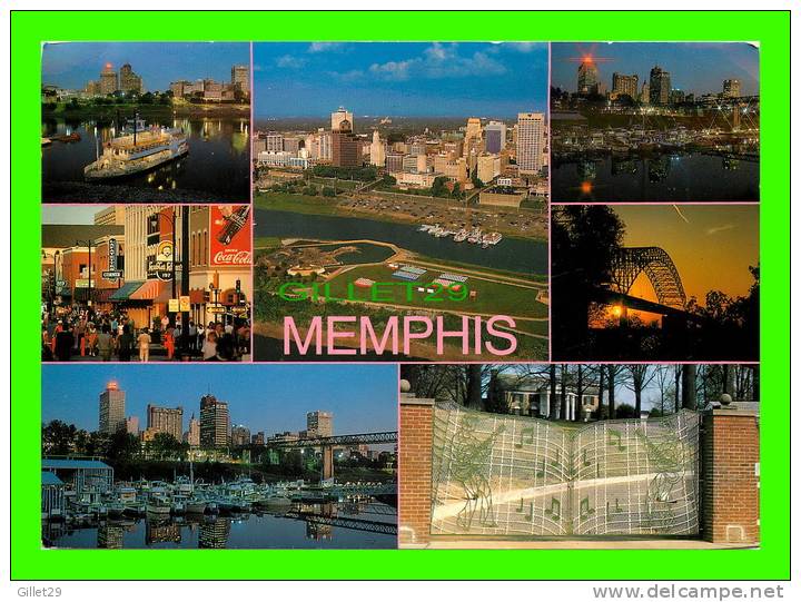 MEMPHIS, TN - 7 MULTIVIEWS - DON LANCASTER - DIMENSION  11X16 Cm - - Memphis