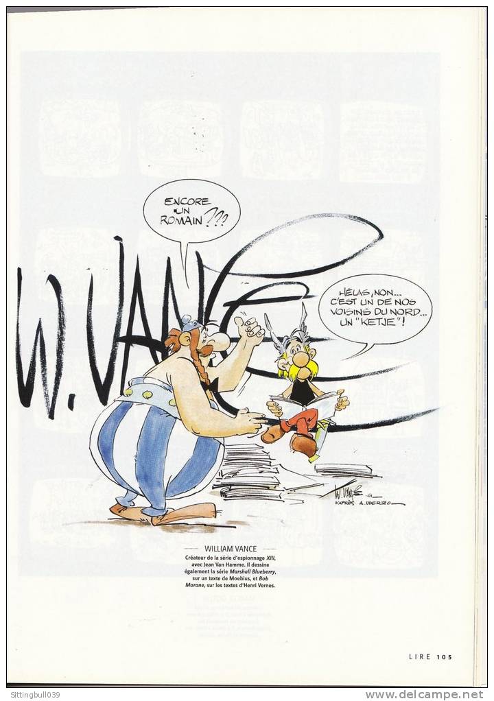 ASTERIX. LIRE Hors-Série N°1. L'histoire secrète d'Astérix N° entièrement consacré à A. et ses amis à Uderzo et Goscinny