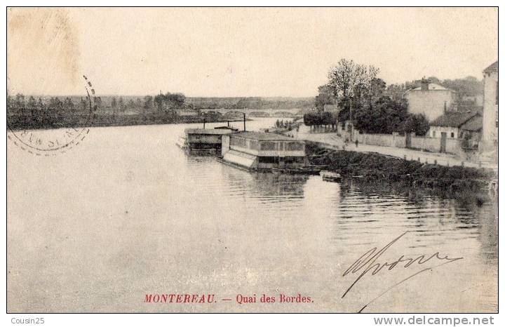 77 MONTEREAU - Quai Des Bordes - Montereau