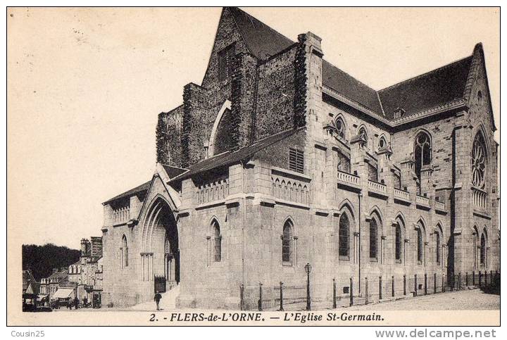 61 FLERS DE L'ORNE - L'Eglise Saint Germain - Flers