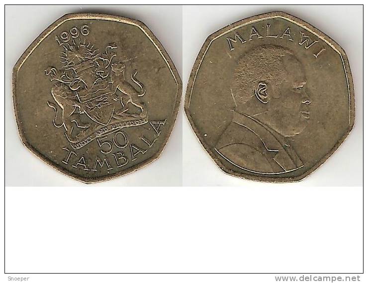 *malawi 50 Tambala 1996  Km 30  Unc !!!!!! - Malawi