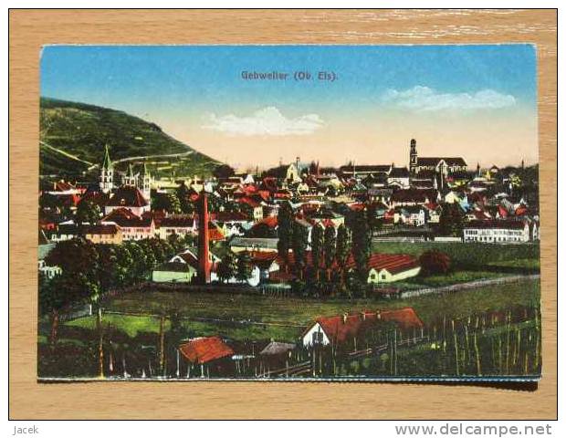 Gebwelter  Ob. Els  Old Postcard 1917 Year - Elsass