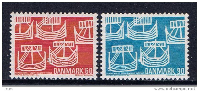 DK Dänemark 1969 Mi 475-76 Mnh NORDEN - Nuovi