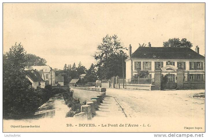 80 BOVES LE PONT DE L'AVRE MAGASIN DE CHARBONS  BOYLAUD - Boves