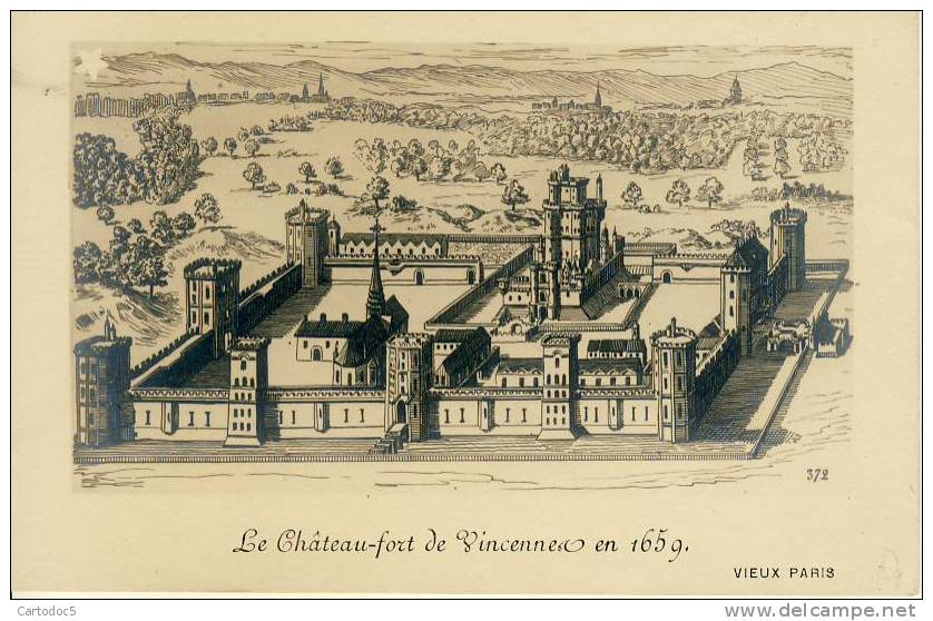 Vieux  Paris   Le Château-Fort De Vincennes En 1659    Cpa - Konvolute, Lots, Sammlungen