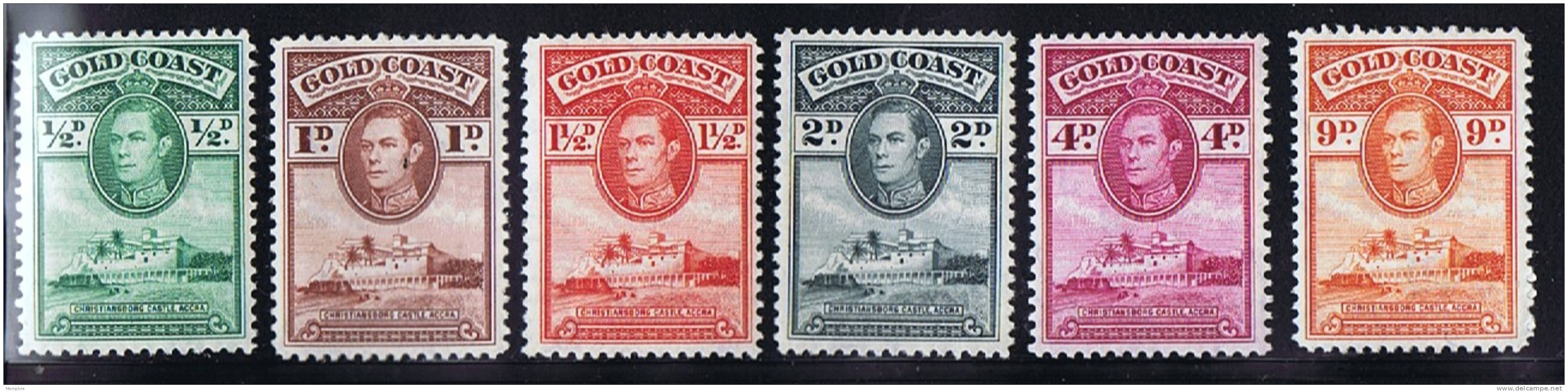 Gpld Coast 1938  George VI Perf 12  MH * - Goldküste (...-1957)