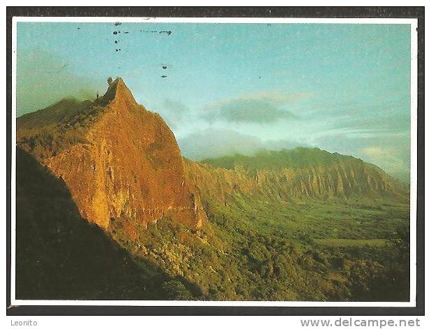 Honolulu Sheer Cliffs Oahu Hawaii 1992 - Oahu