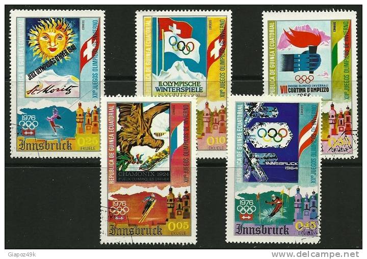 ● GUINEA E. - 1976 - OLIMPIADI - N. ? Usati - Cat. ? € - Lotto N. 867 - Inverno1976: Innsbruck