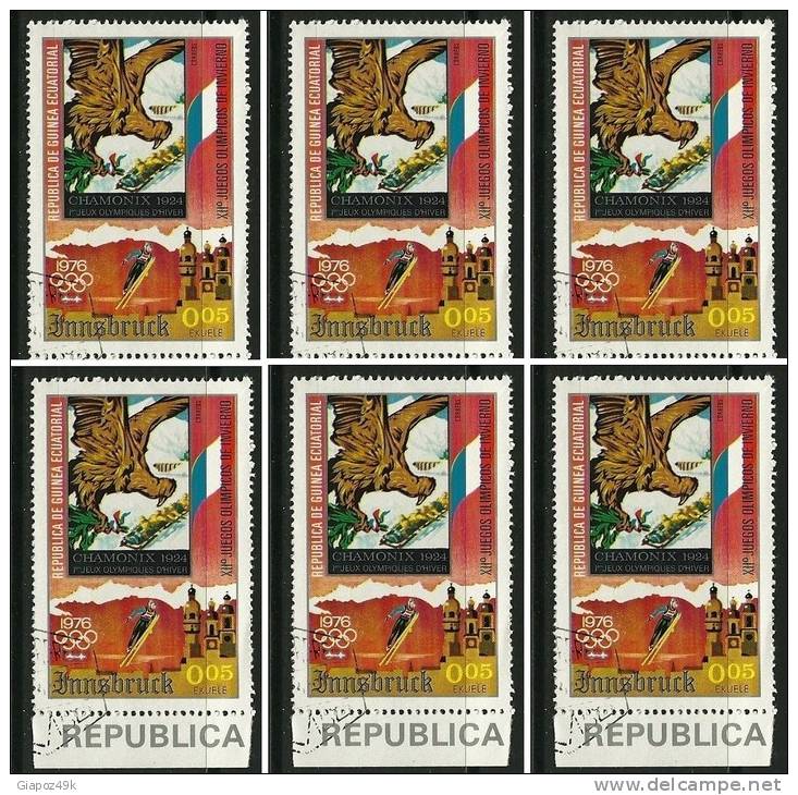 ● GUINEA E. - 1976 - OLIMPIADI - N. ? Usati - Cat. ? € - Lotto N. 868 - Hiver 1976: Innsbruck