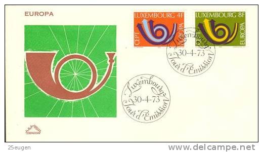 LUXEMBOURG  1973 EUROPA CEPT FDC - 1973