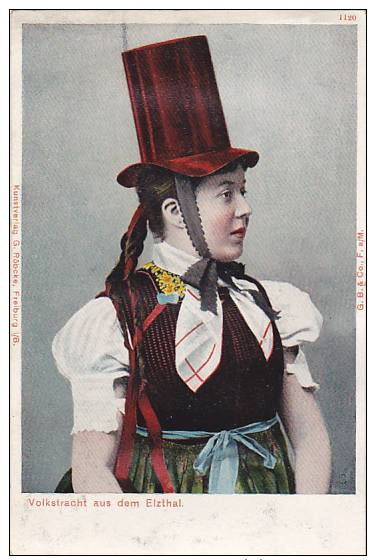 Volkstracht Aus Dem Elzthal , Germany , 1890s - Costumes