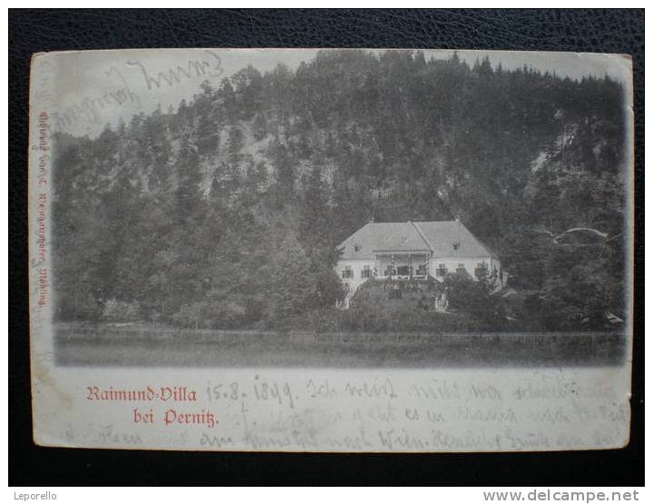 AK PERNITZ Villa 1899 //  D*1895 - Pernitz