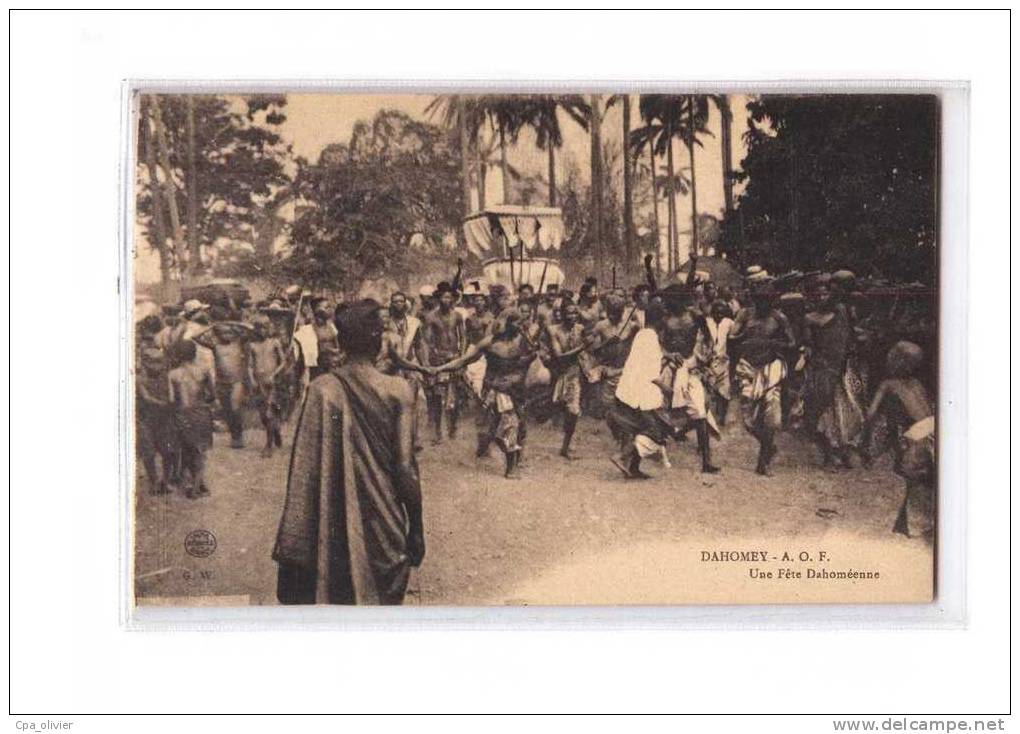 DAHOMEY Types, Fete Dahoméenne, Danse Tribale, Etude Ethnique, Ed IRN GW, AOF, 192? - Dahomey