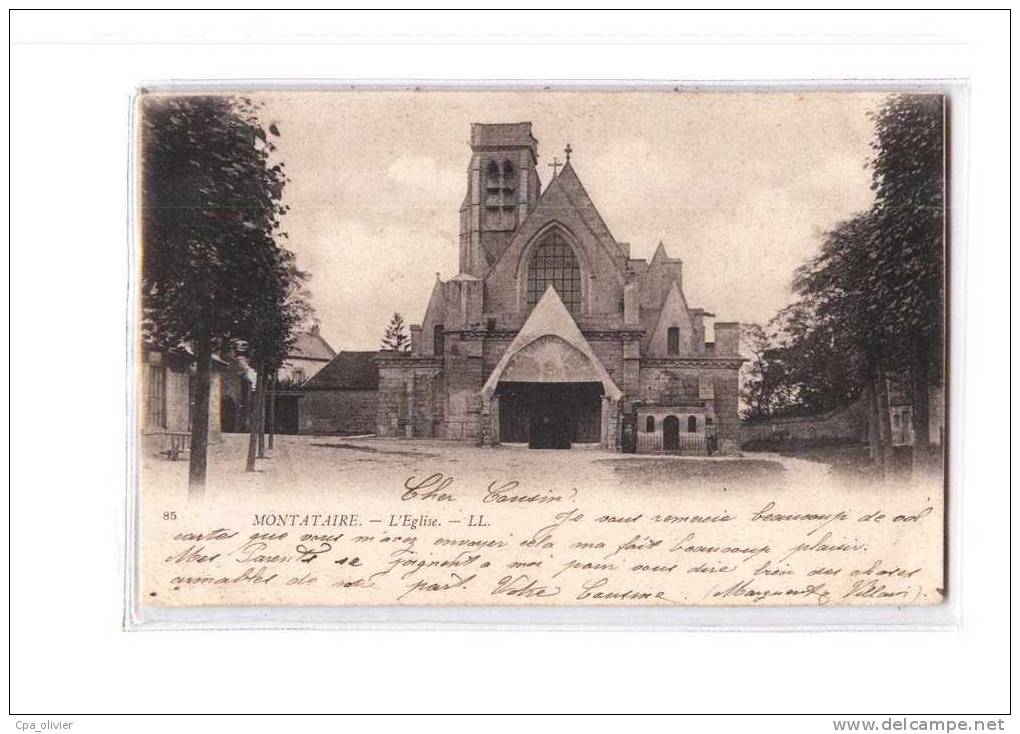 60 MONTATAIRE Eglise, Ed LL 85, 1903 - Montataire