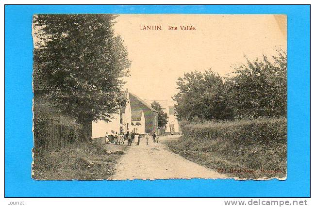 LANTIN - Rue Vallée  (état : Bordures  ) - Juprelle