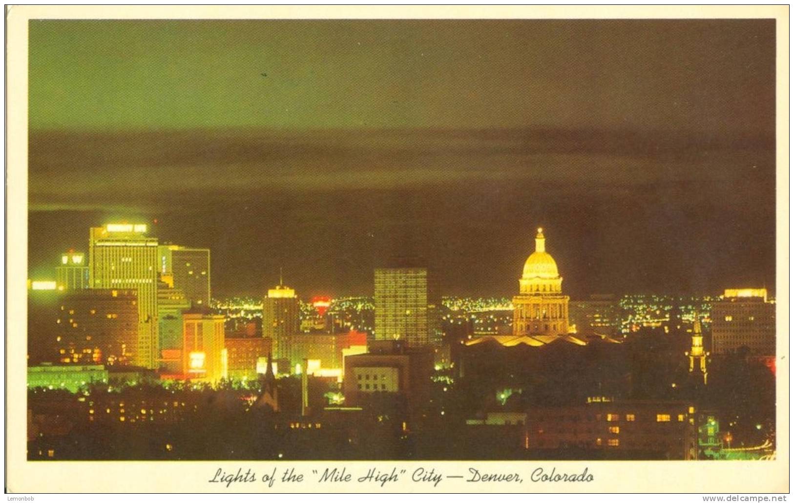 USA – United States – Lights Of The Mile High City, Denver, Colorado, Unused Postcard [P4974] - Denver