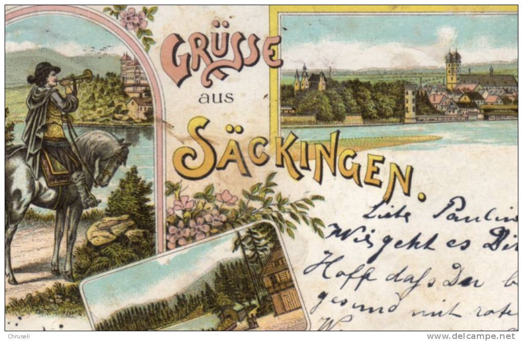 Säckingen Litho - Bad Säckingen