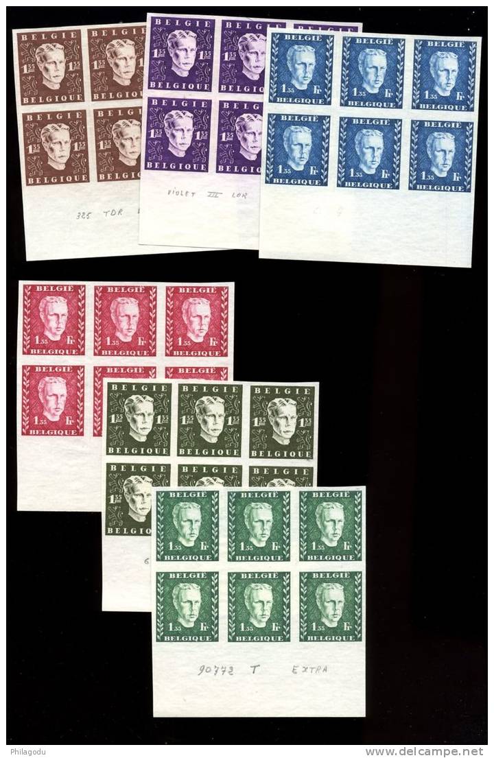 Essais Du Regent, Price Charles Cote 990Ex6 = 5940 Euros - Proofs & Reprints