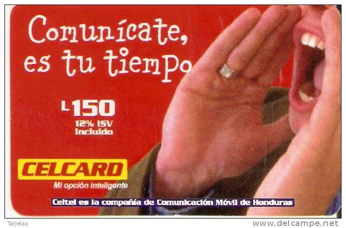 TARJETA DE HONDURAS DE 150 LEMPIRAS - CELCARD - Honduras