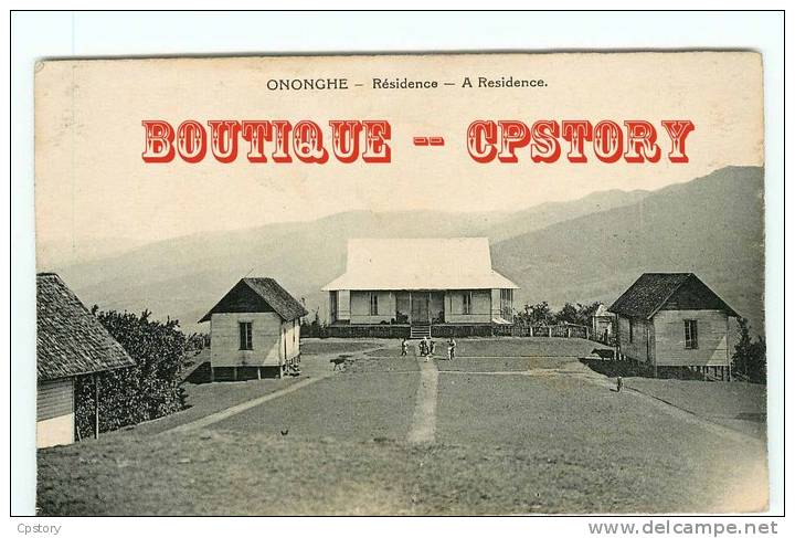 PAPOUASIE & NOUVELLE GUINEE - ONONCHE - Résidence - Carte Des Missionnaires D'Issoudun - Dos Scané - Papua New Guinea