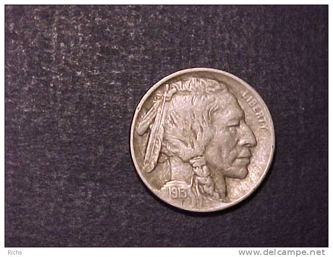 1913-P Buffalo Nickel - 1913-1938: Buffalo